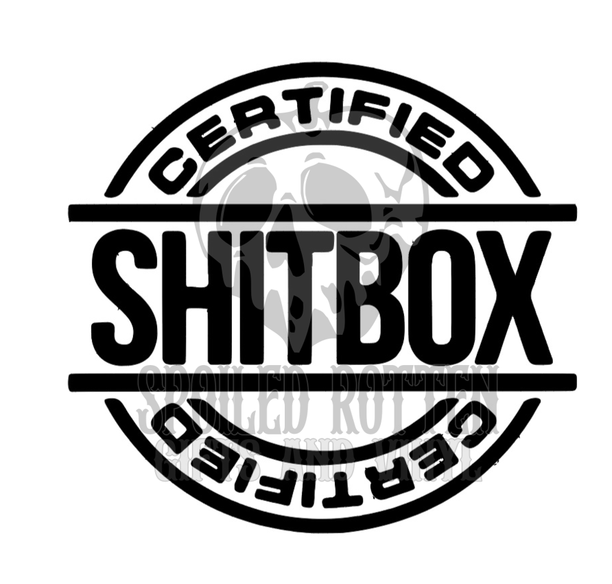 Certified Shitbox decal sticker