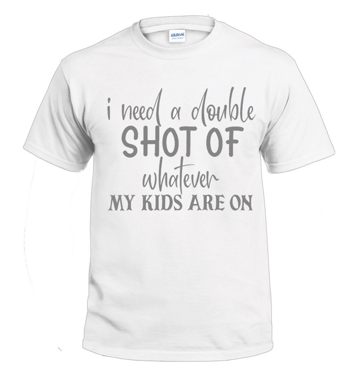 Double Shot mom t-shirt