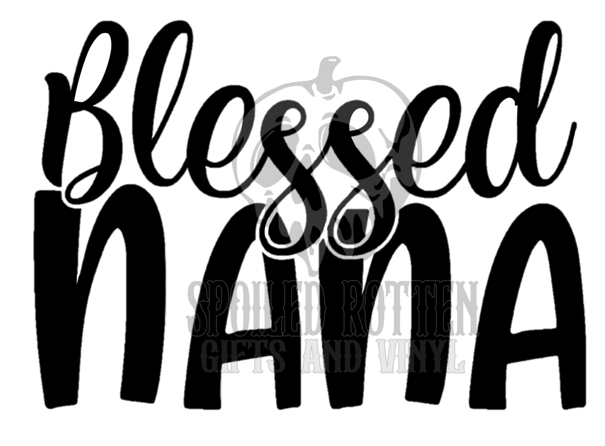 Blessed Nana mom decal