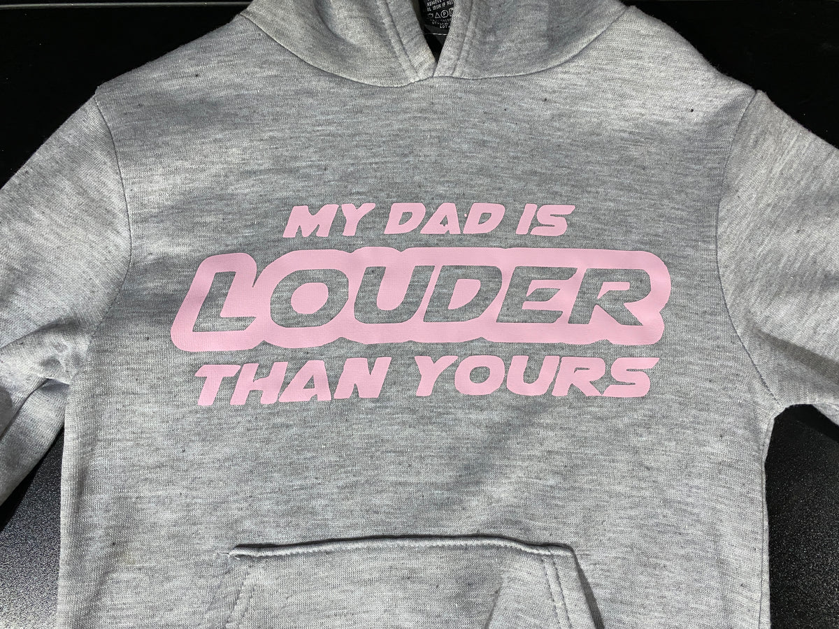 My Dad Is Louder Than Yours kid's shirt
