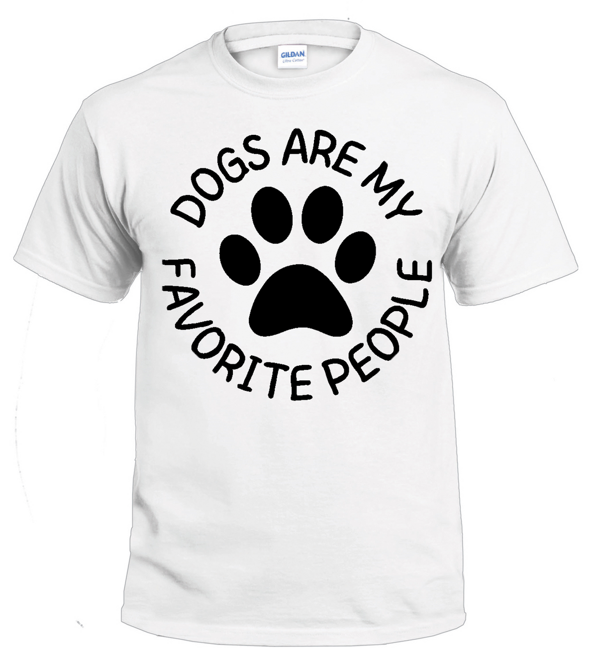 Dogs Are My Favorite People dog parent t-shirt