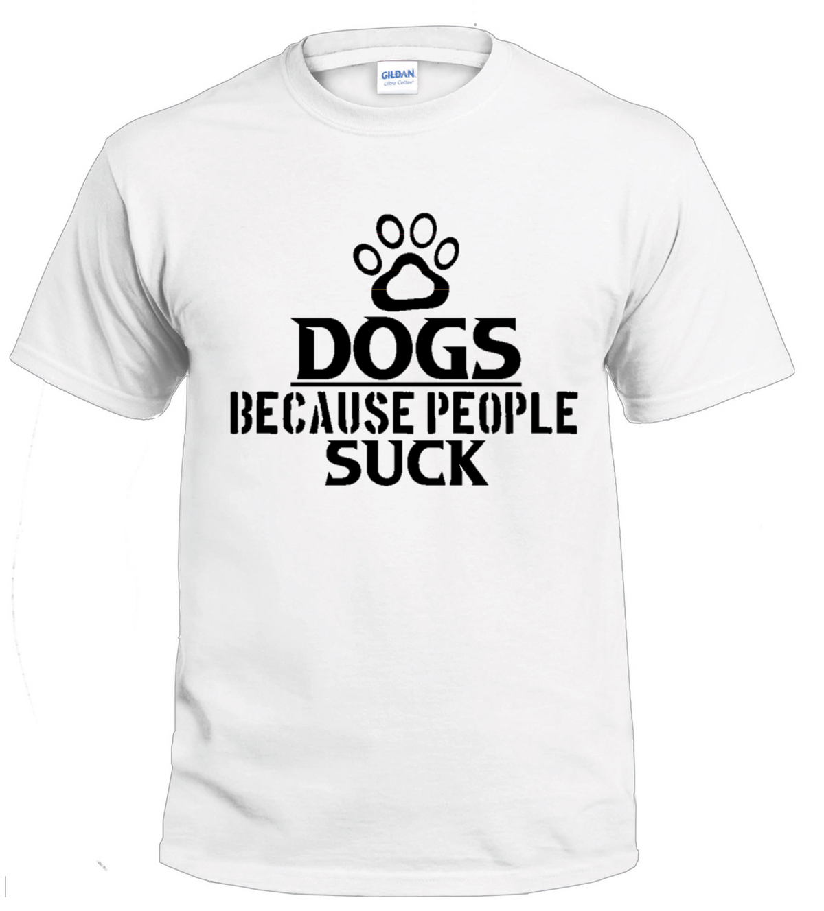 Dogs Because People Suck dog parent t-shirt