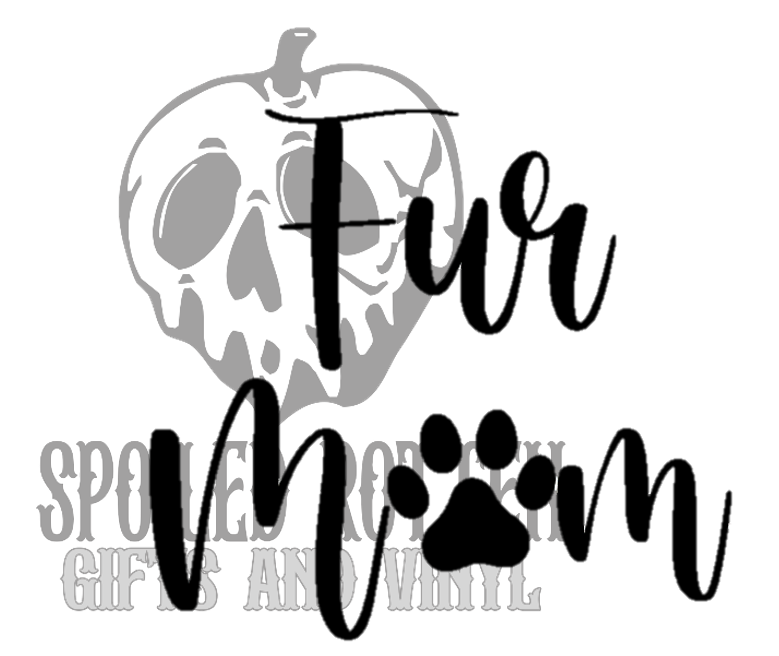 Fur Mama (3) decal