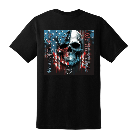 Home of the Free Skull t-shirt