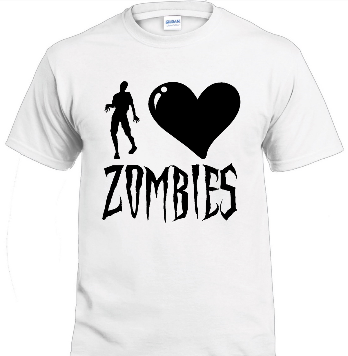 I Love Zombies Halloween t-shirt