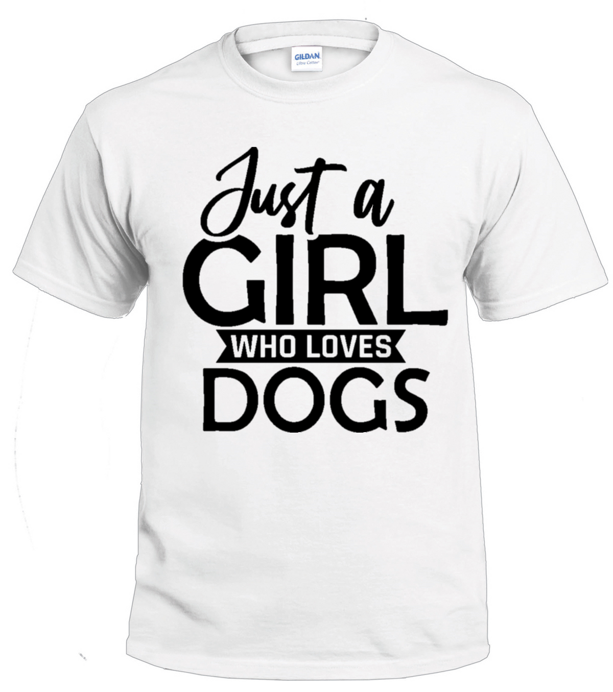 Just a Girl Who Loves Dogs dog parent t-shirt