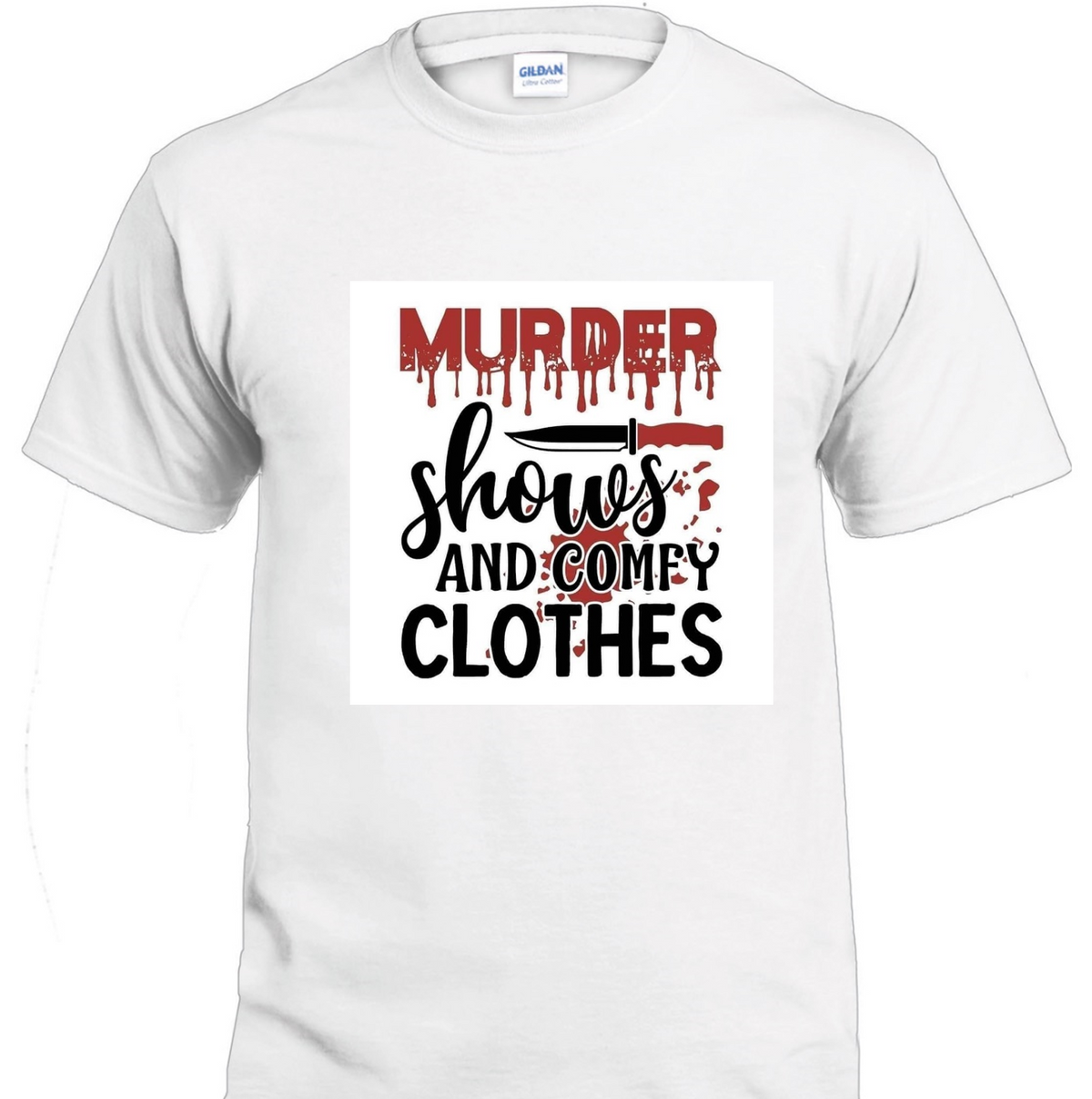 Murder Shows & Comfy Clothes Halloween shirt
