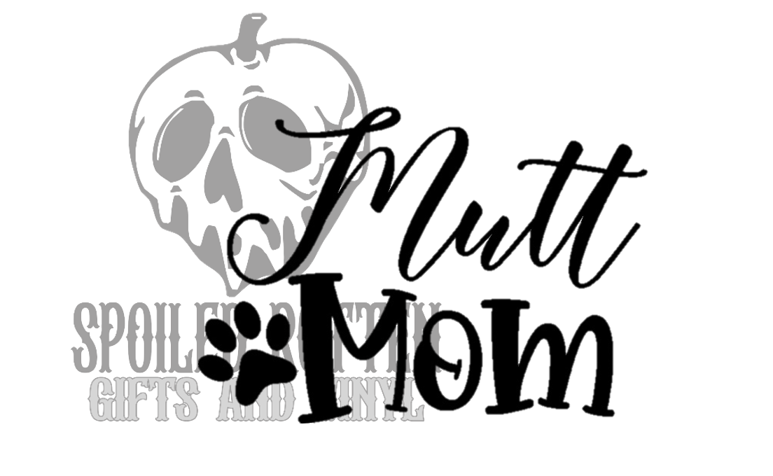 Mutt Mom decal
