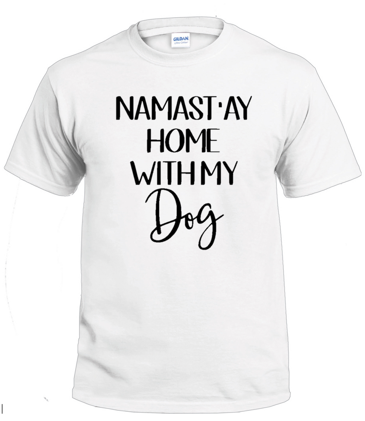 Namastay Home With My Dog dog parent t-shirt