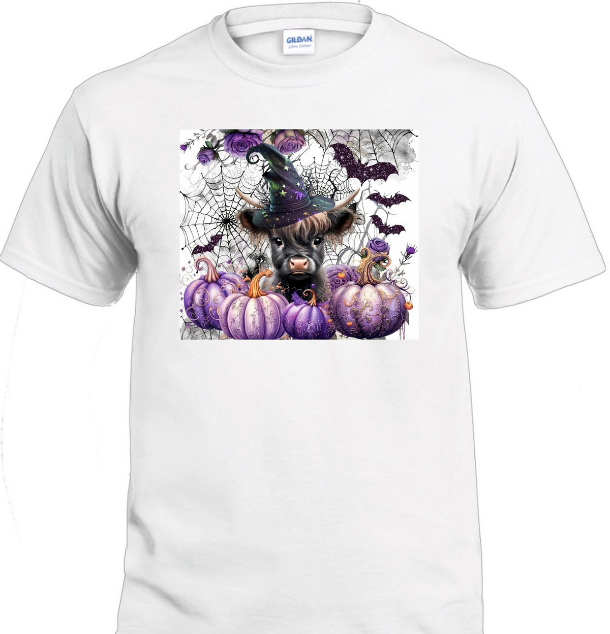 Purple Cow Halloween shirt