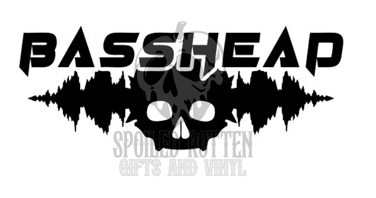 Skull Basshead basshead decal