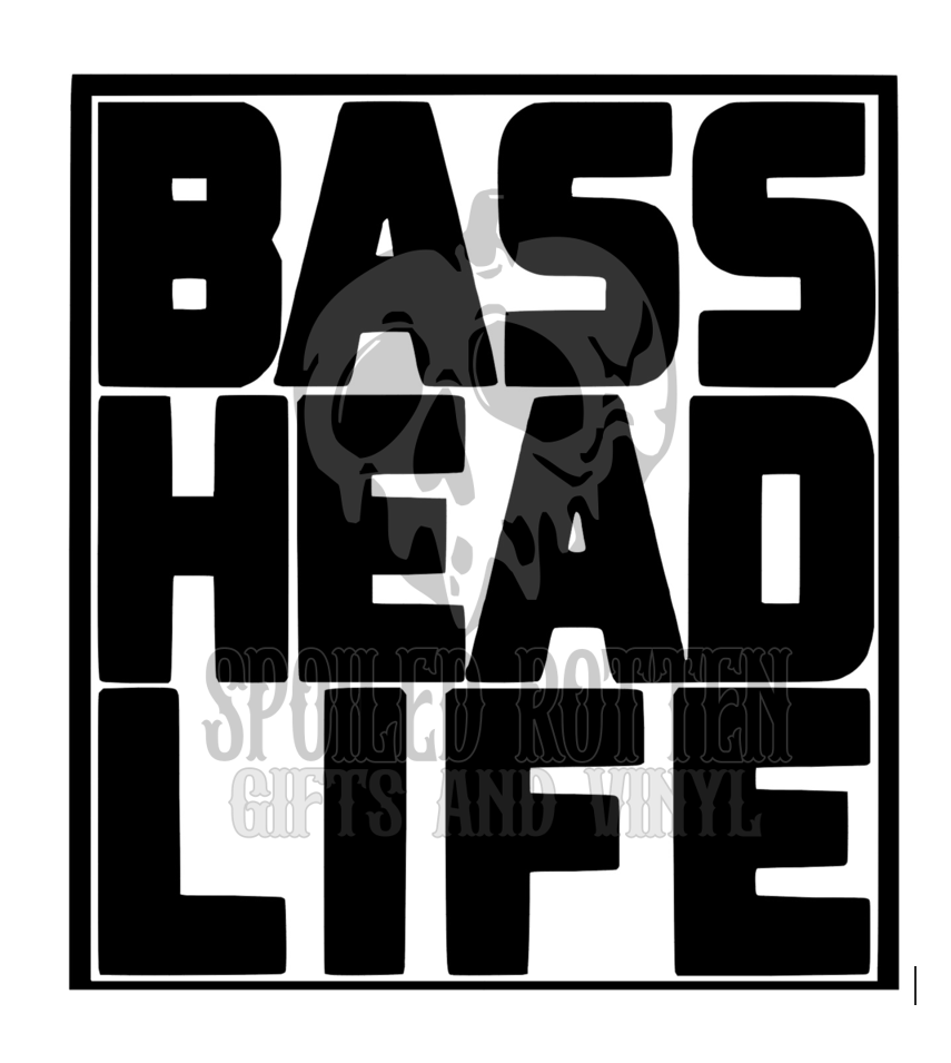 Basshead Life decal sticker