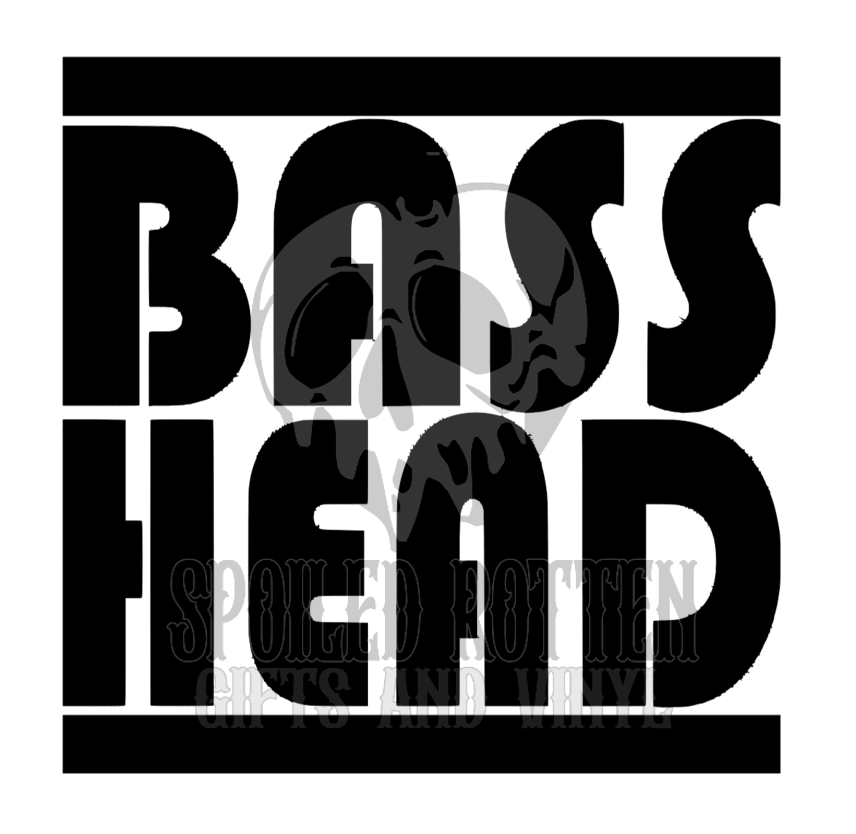 Basic Basshead decal sticker