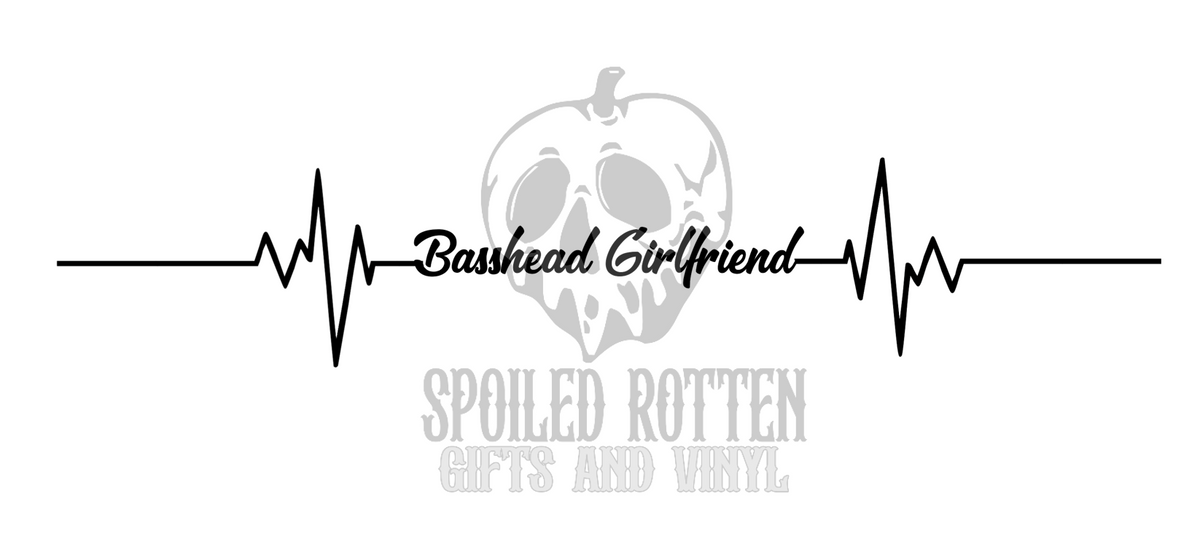 Basshead Girlfriend Heartbeat decal sticker