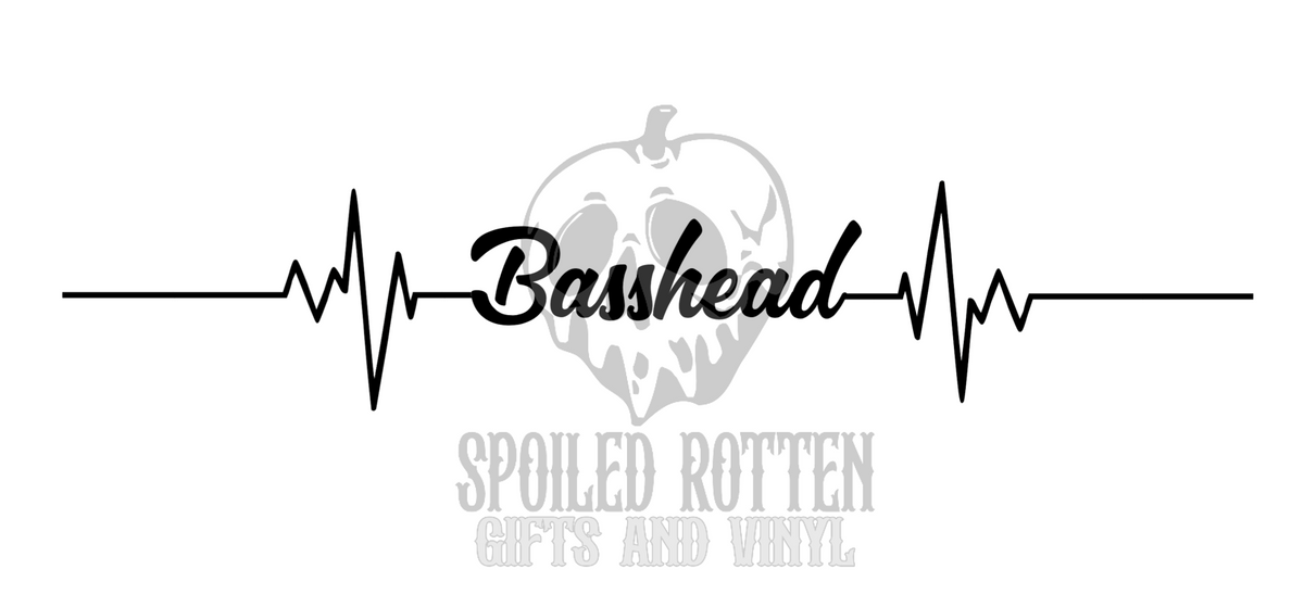 Basshead Heartbeat decal sticker