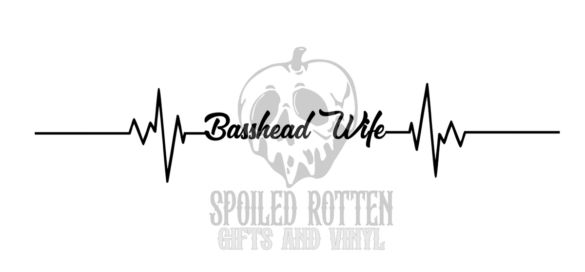Basshead Wife vinyl decal sticker