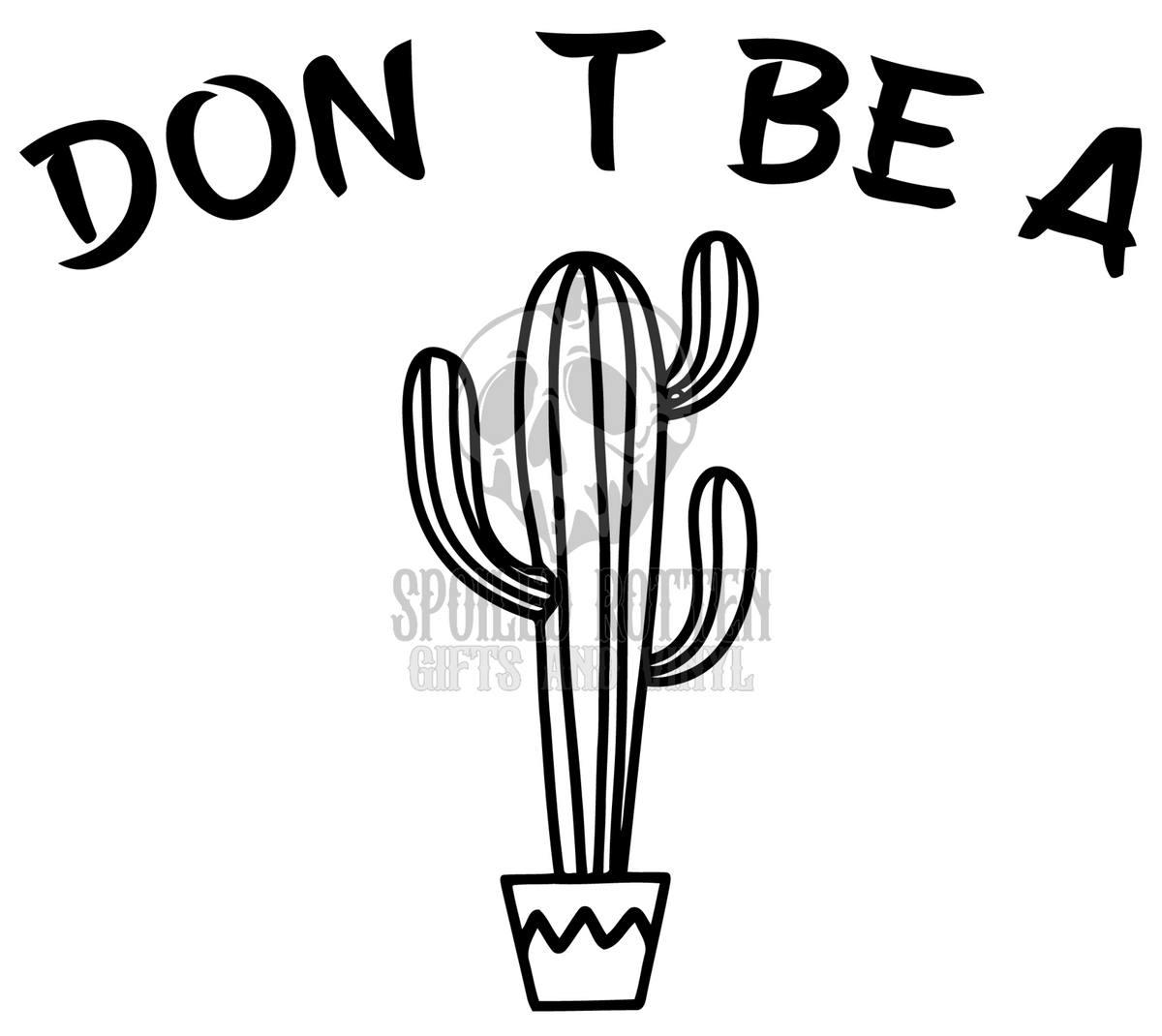 Don't be a Prick decal sticker