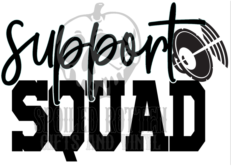 Support Squad basshead decal