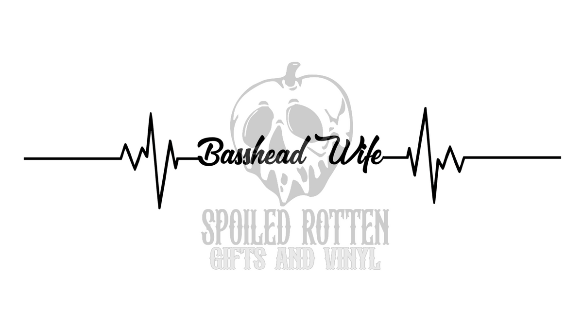 Basshead Wife decal sticker