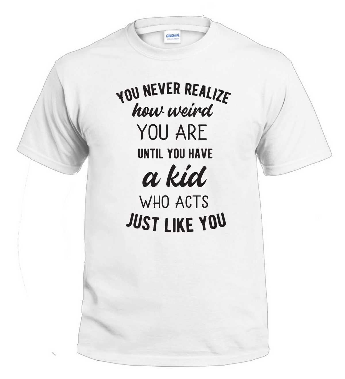 You Never Realize How Weird You Are mom t-shirt