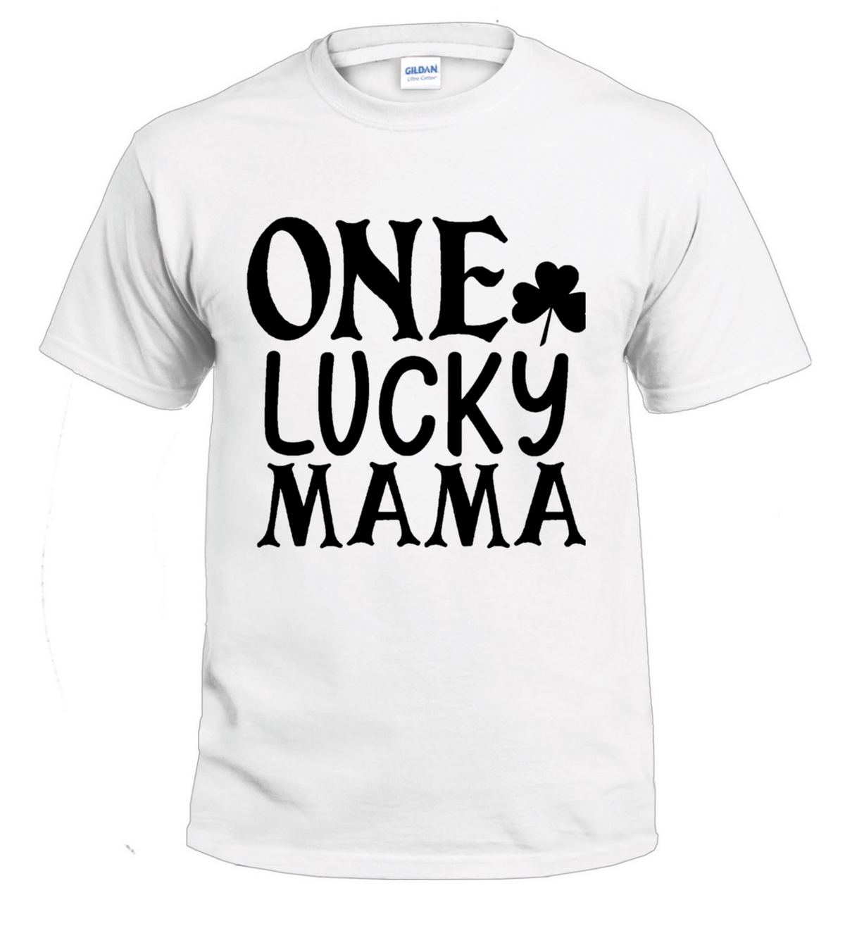 One Lucky Mama t-shirt