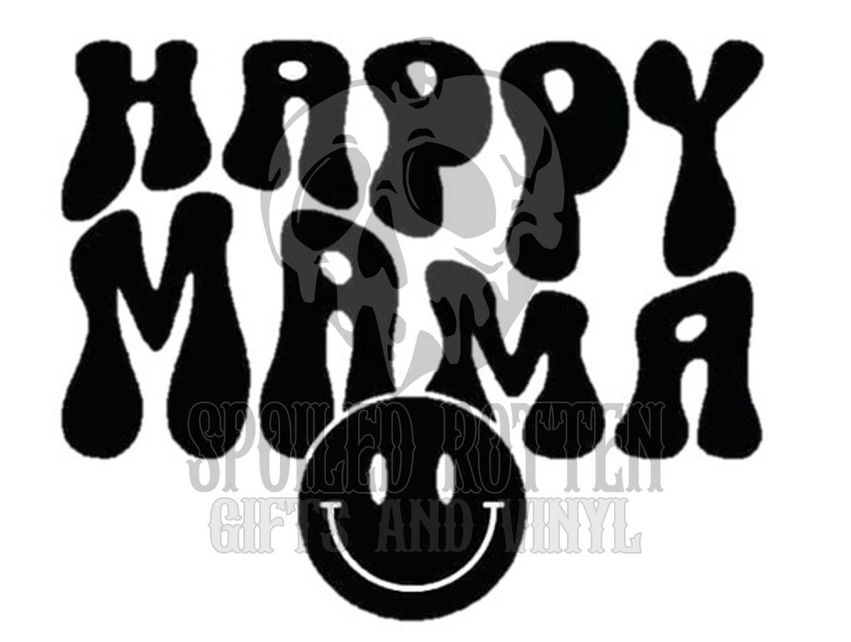 Happy Mama mom decal