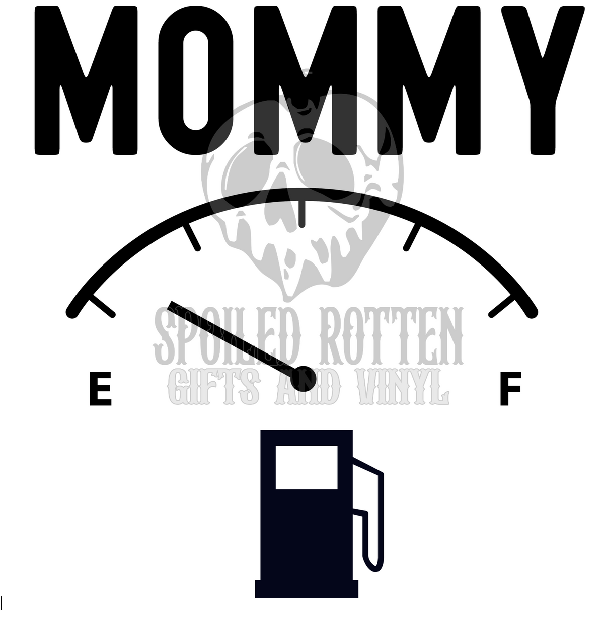 Mommy Fuel Gauge mom decal
