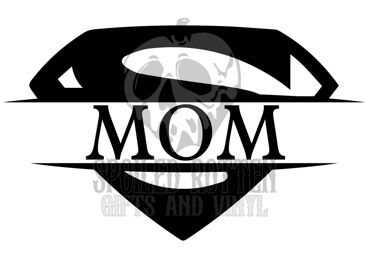Super Mom vinyl decal sticker