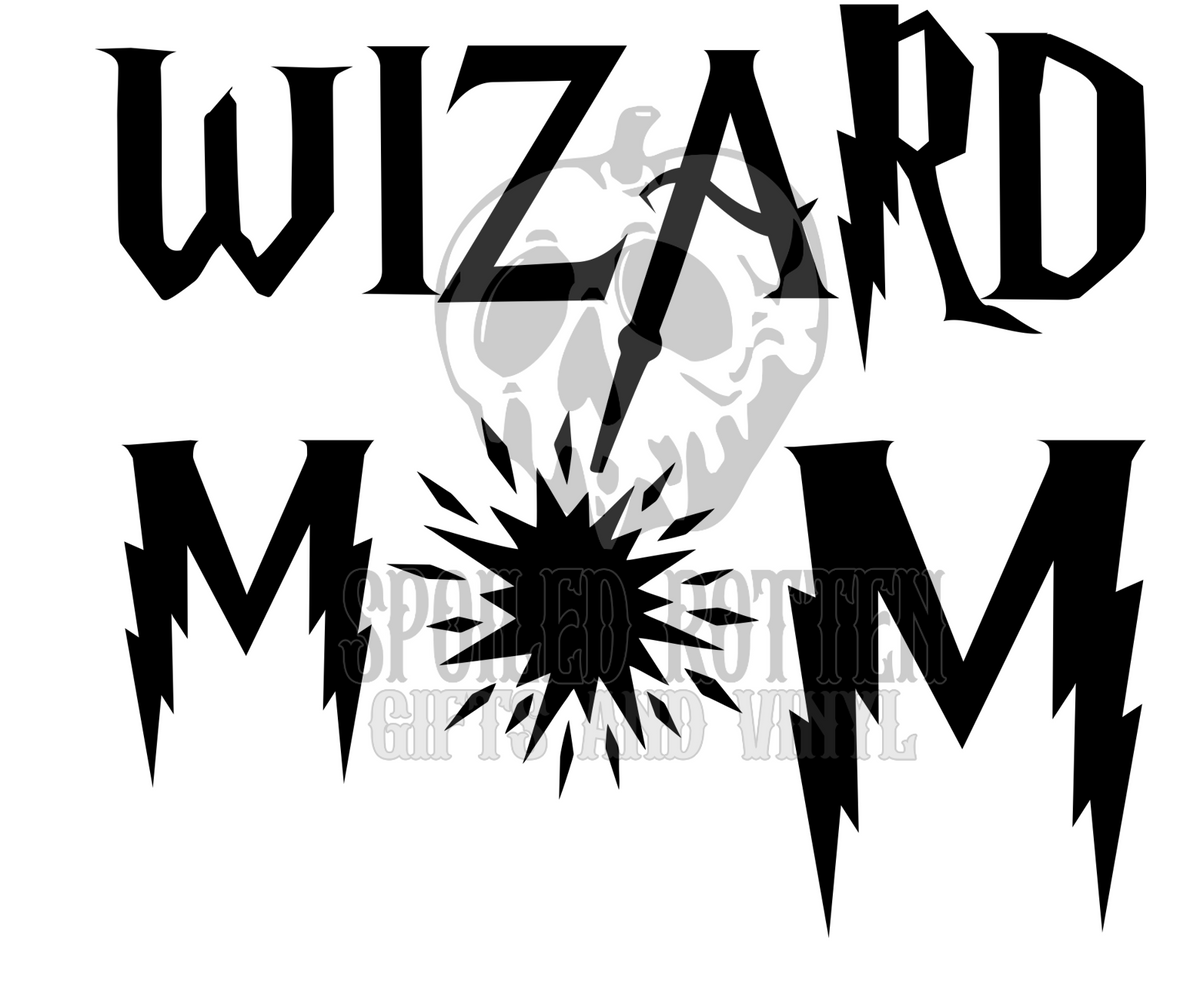 Wizard Mom vinyl decal sticker