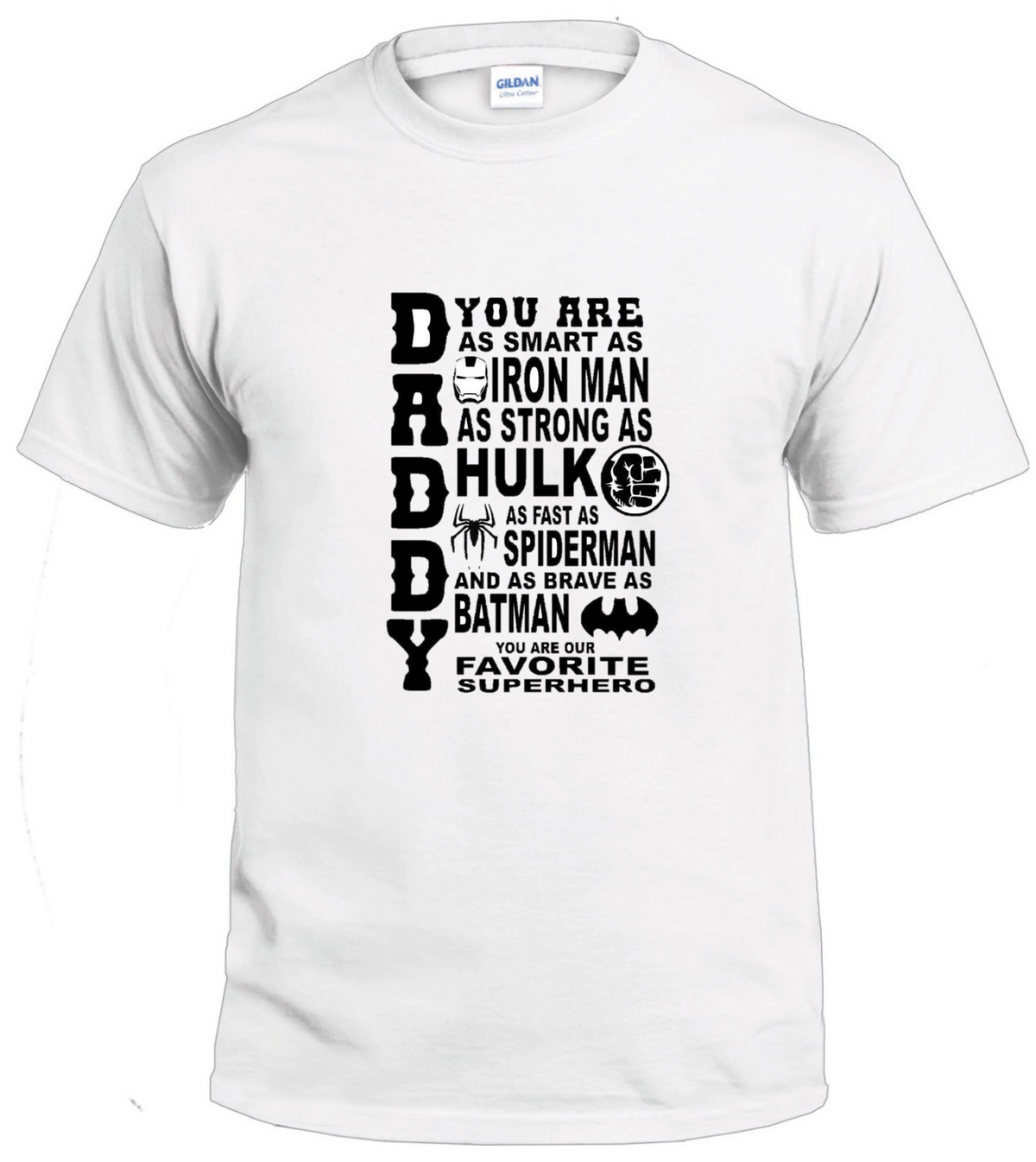 Daddy Super Hero t-shirt