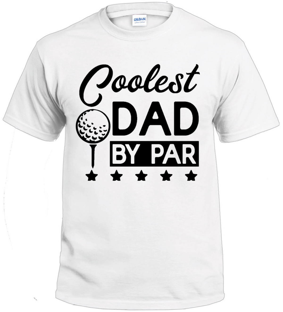 Coolest Dad By Par t-shirt