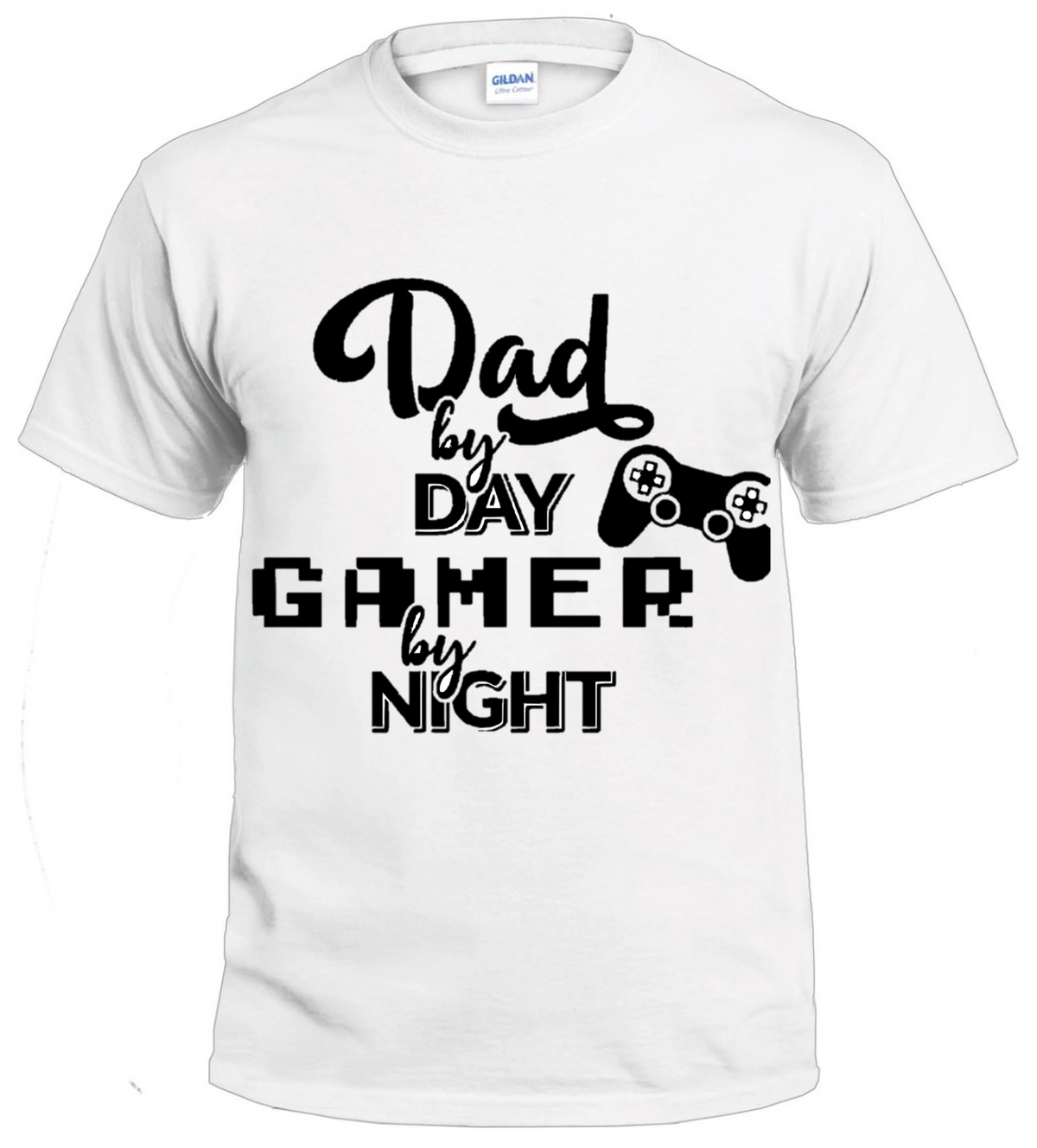 Dad by Day, Gamer by Night t-shirt