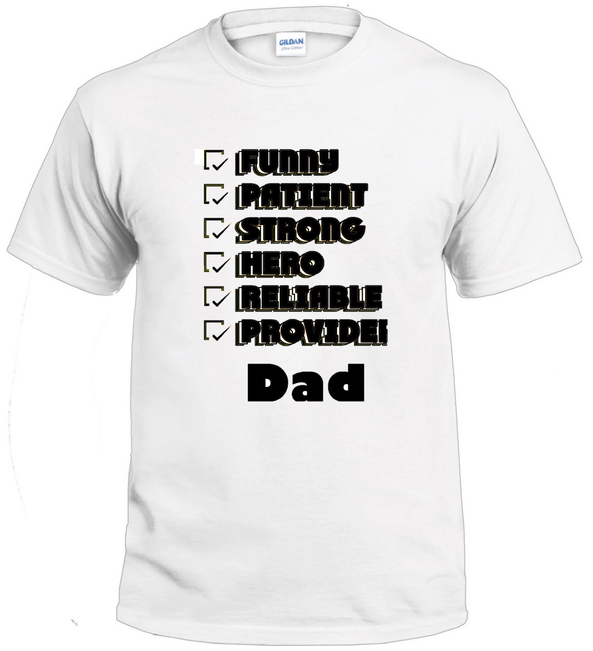 Dad Checkoff List t-shirt