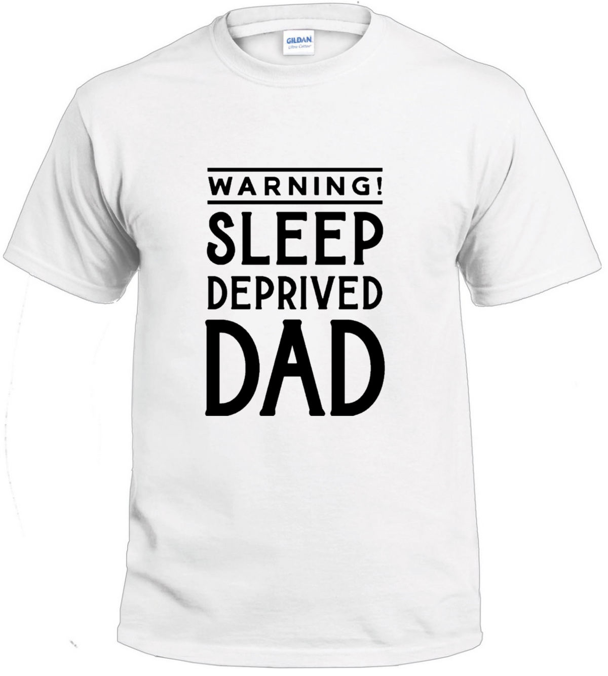 Warning Sleep Deprived Dad t-shirt