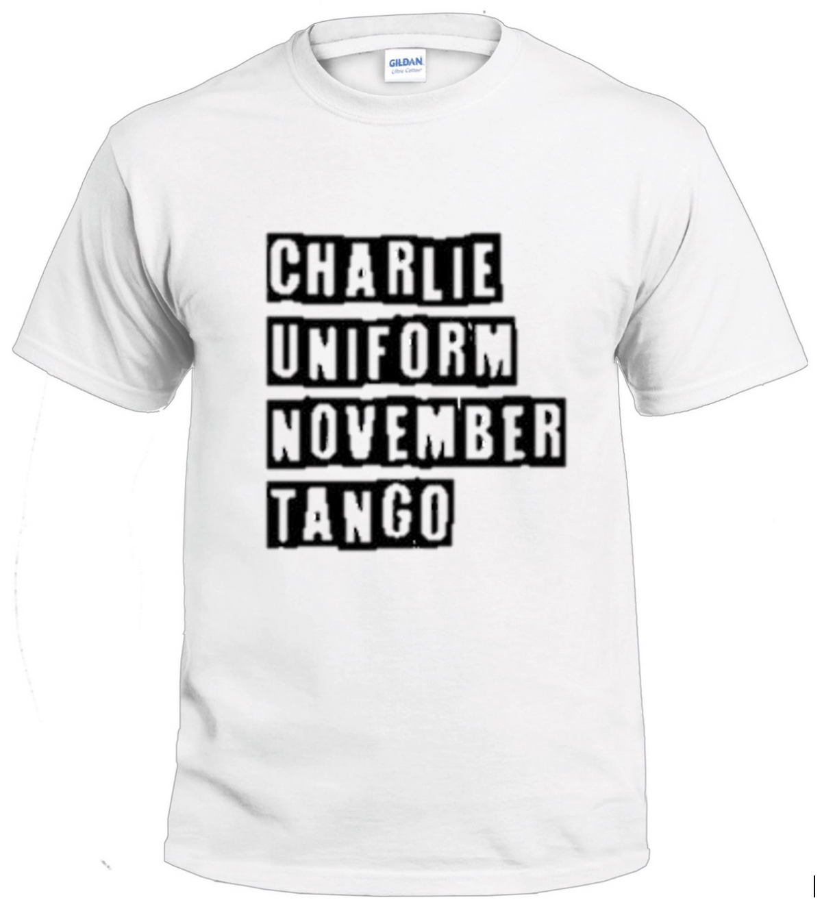 Charlie Uniform November Tango Sassy t-shirt
