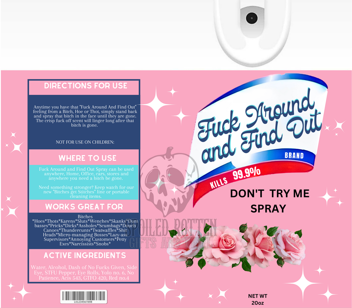 Fu** Around And Find Out 20 oz tumbler