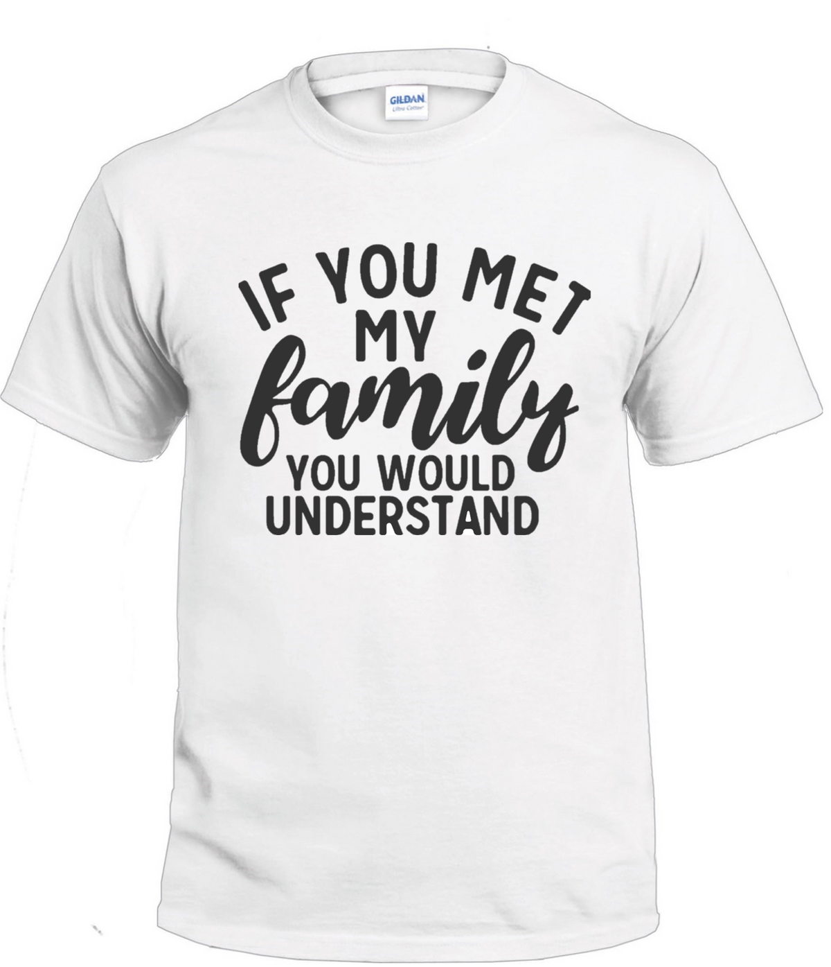 If You Met My Family You Would Understand Sarcasm t-shirt