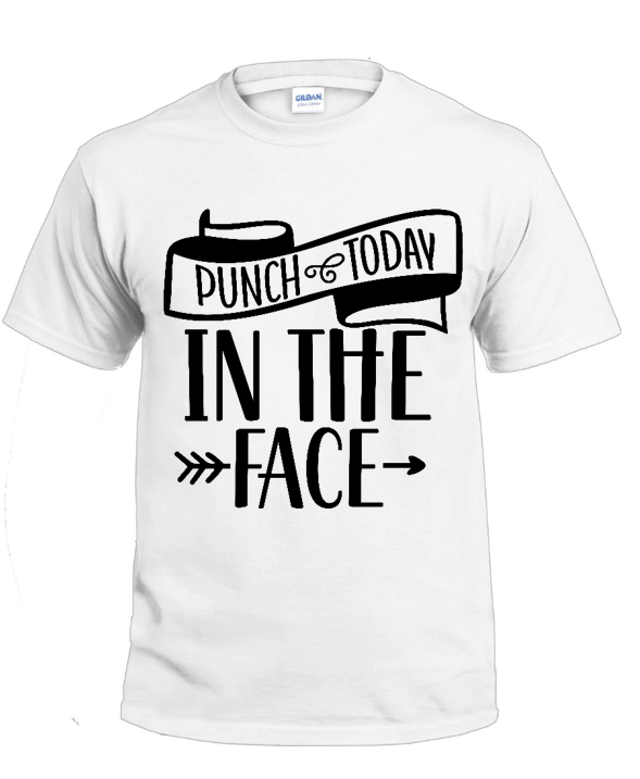 Punch Today in the Face Sassy t-shirt