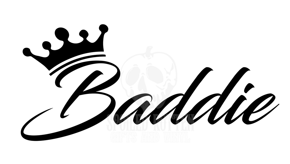 Queen Baddie vinyl decal sticker