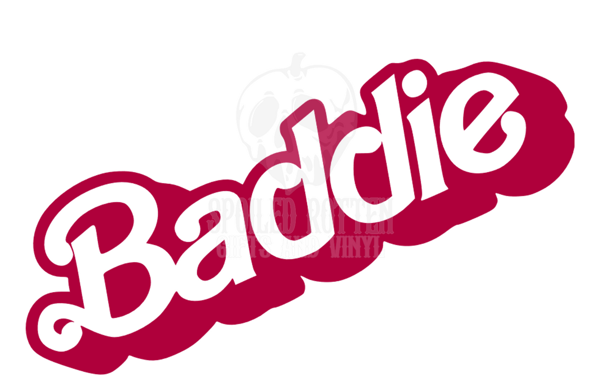 Baddie vinyl decal sticker
