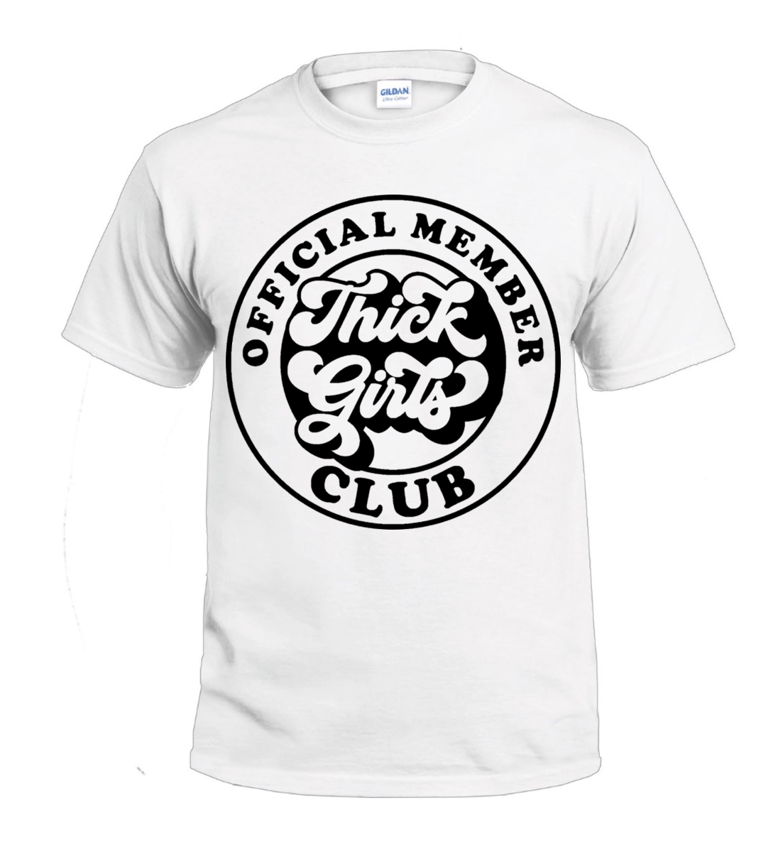 Official Member Thick Girls Club t-shirt