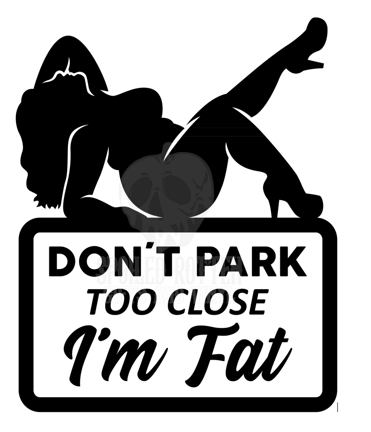 Don't Park Close Vinyl Decal sticker