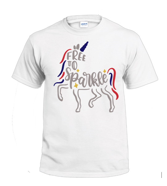 Free to Sparkle LGBTQ+ Shirt