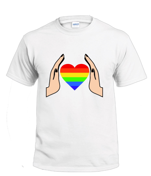 Heart in Hand LGBTQ+ Shirt