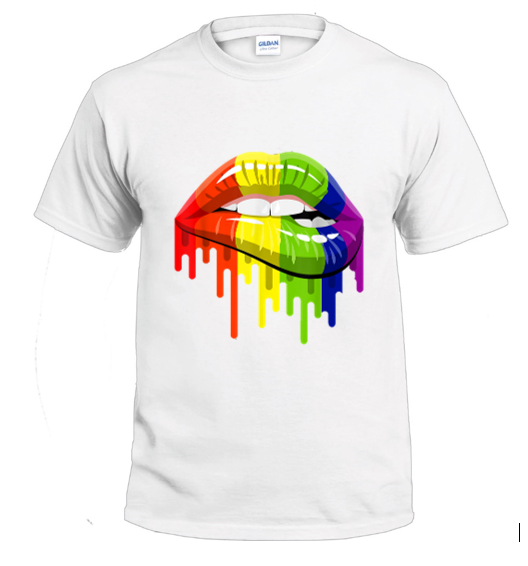 Rainbow Lips LGBTQ+ Shirt