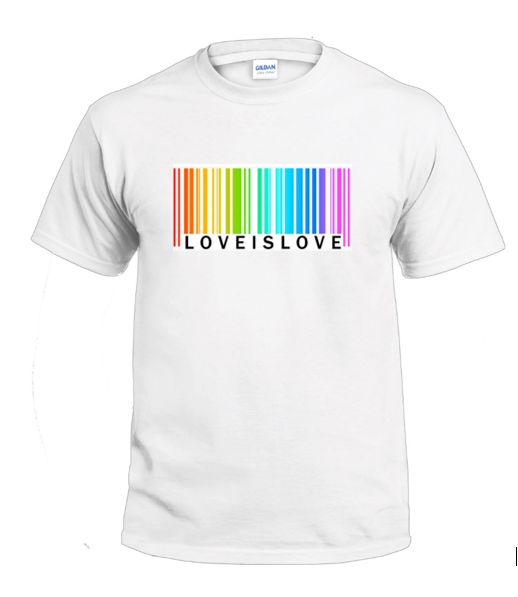 Love Is Love Barcode LGBTQ+ Shirt