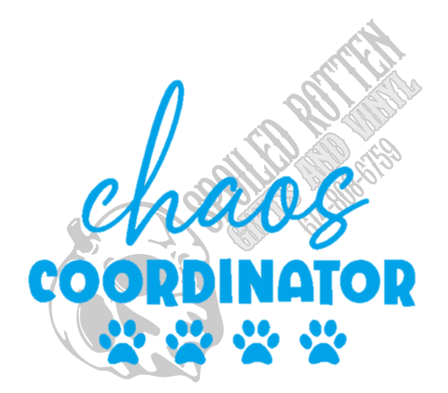Chaos Coordinator Pet decal