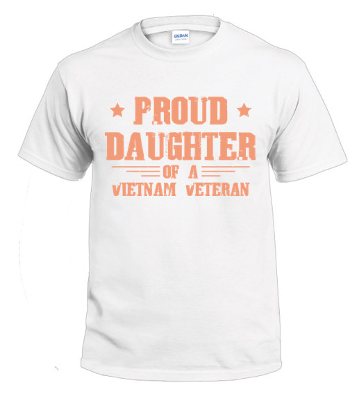 Proud Daughter of a Vietnam Veteran t-shirt