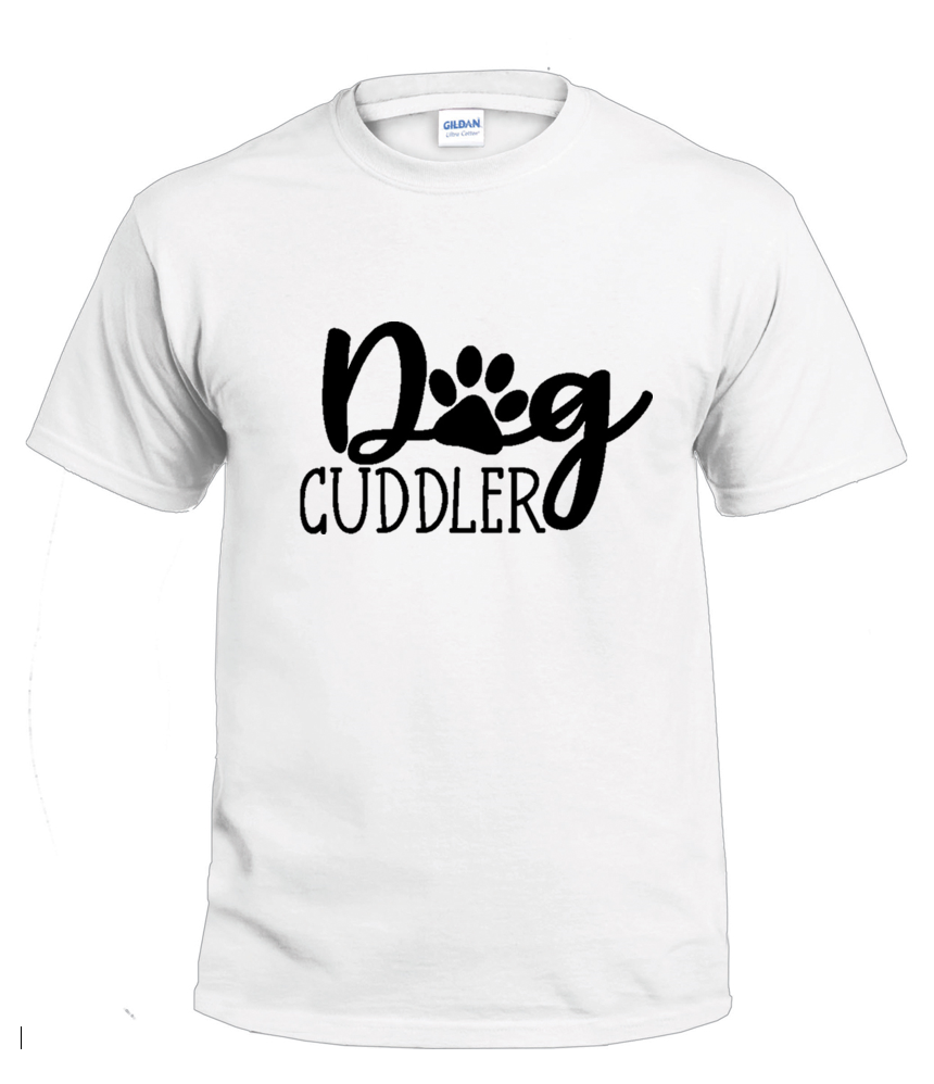 Dog Cuddler dog parent t-shirt
