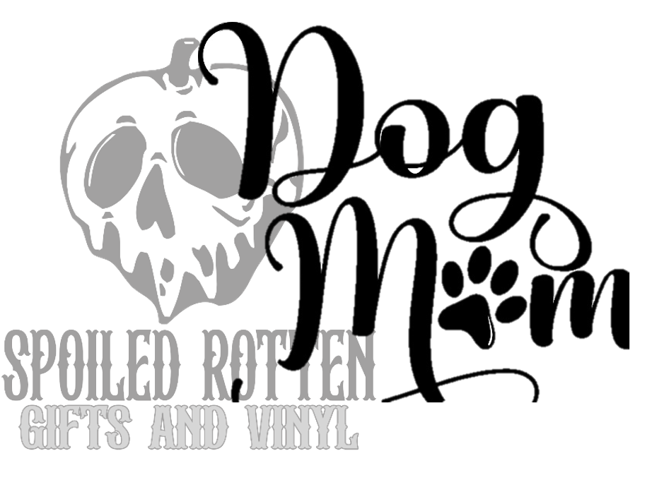 Dog mom (2) decal